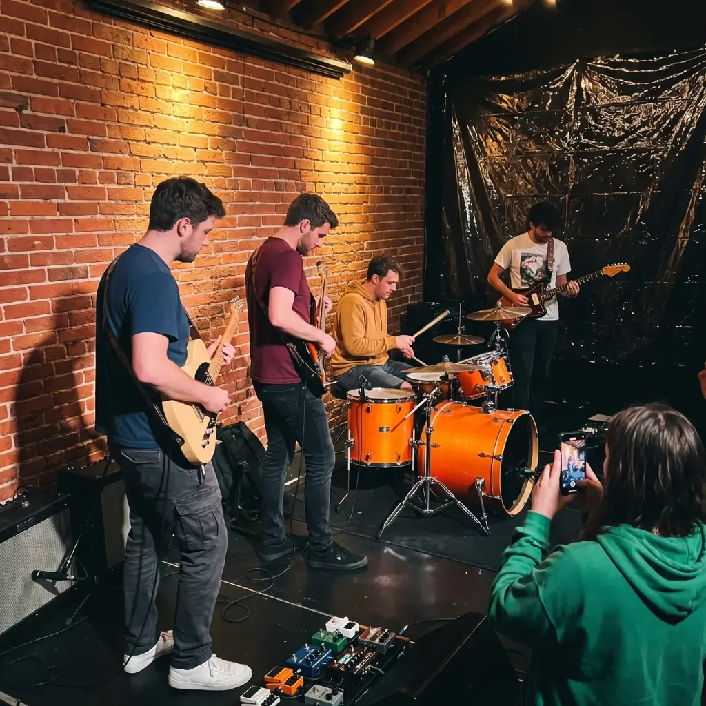 band playing a bar gig