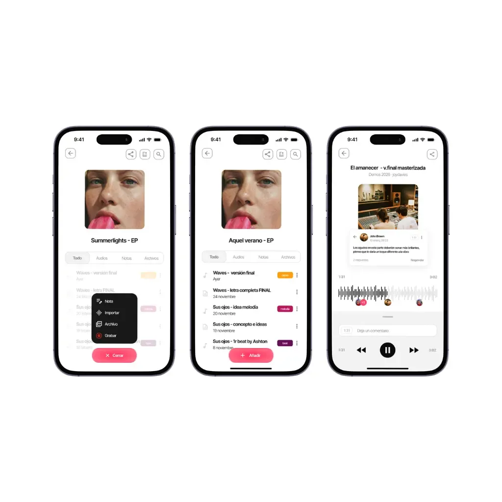 Organize your music by project with Zoundroom