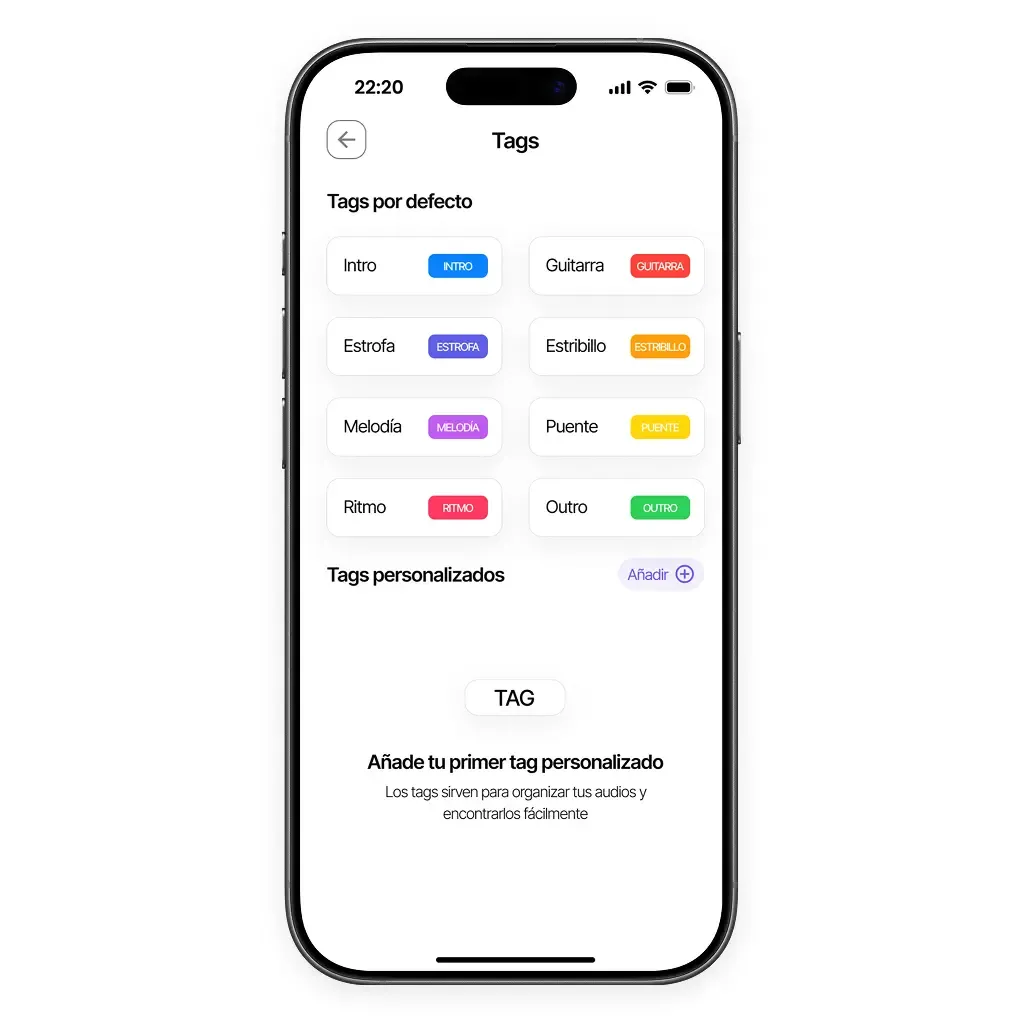 Édition des tags pour les audios de l'app Zoundroom